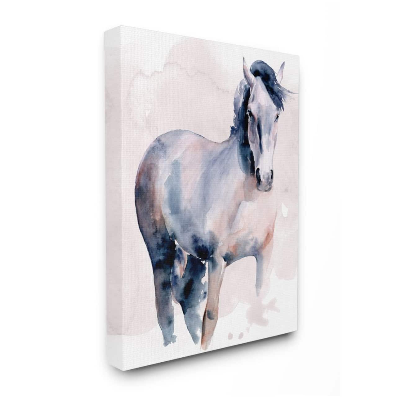 Stupell Industries Americana Horse Figure Canvas Wall Art